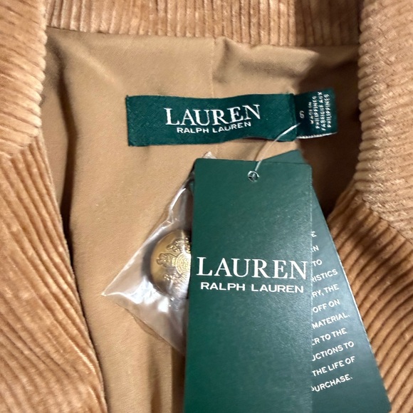 Ralph Lauren Camel Corduroy Blazer Brand New with tags - Picture 3 of 4